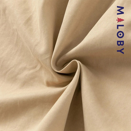 Coupe-vent mi-long beige pour fille, idéal pour les vêtements enfants au Maroc.