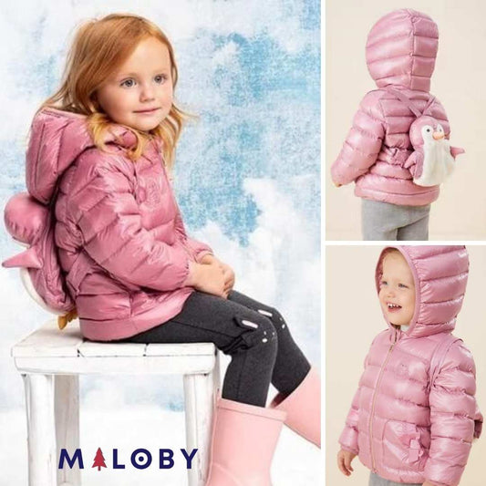 Doudoune en duvet de canard blanc - Fille -robes et ensembles pour filles, bébés et garcons - MALOBY