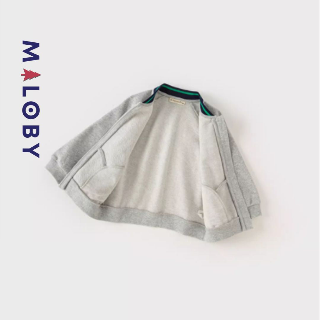 Ensemble sport 2pièces pour Garçon- gris -robes et ensembles pour filles, bébés et garcons - MALOBY