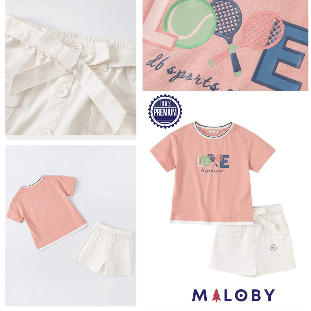 Ensemble fille Décontracté - Été -robes et ensembles pour filles, bébés et garcons - MALOBY