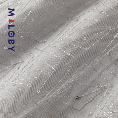 Jupon en tulle pailleté - gris -robes et ensembles pour filles, bébés et garcons - MALOBY