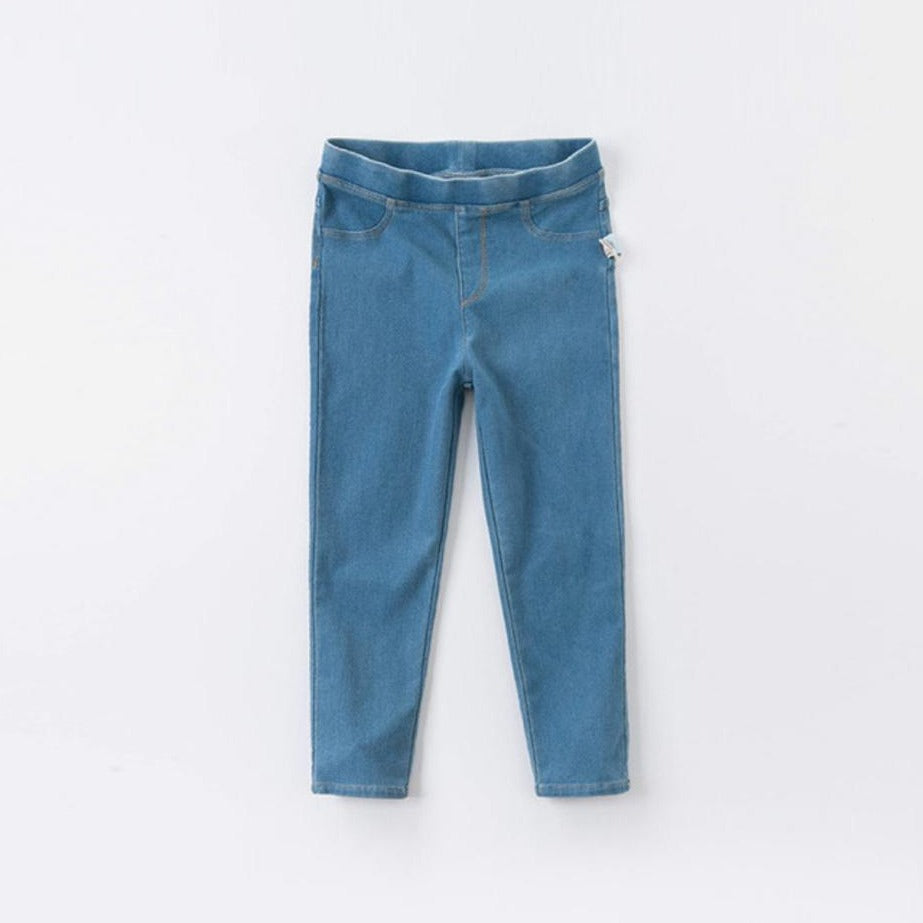 Legging en denim-Fille -robes et ensembles pour filles, bébés et garcons - MALOBY