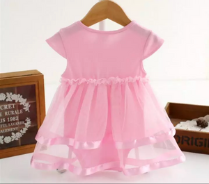 Robe bébé fille avec bloomer intégré -robes et ensembles pour filles, bébés et garcons - MALOBY