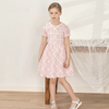 Robe à carreaux - Rose -robes et ensembles pour filles, bébés et garcons - MALOBY