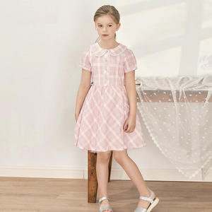 Robe à carreaux - Rose -robes et ensembles pour filles, bébés et garcons - MALOBY