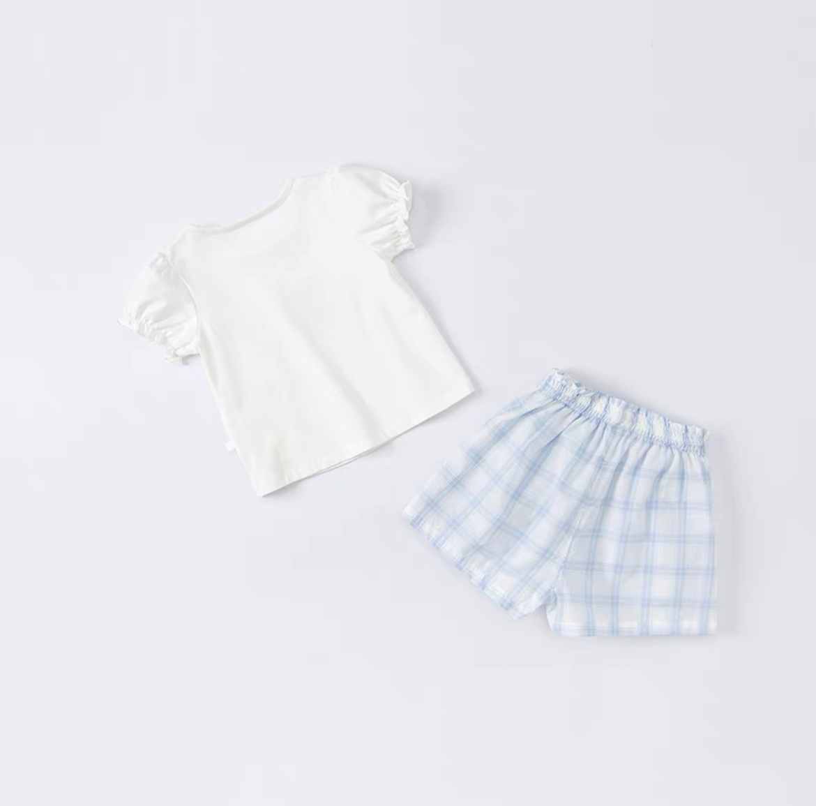 Ensemble T-Shirt et Short pour fille - Eté -robes et ensembles pour filles, bébés et garcons - MALOBY