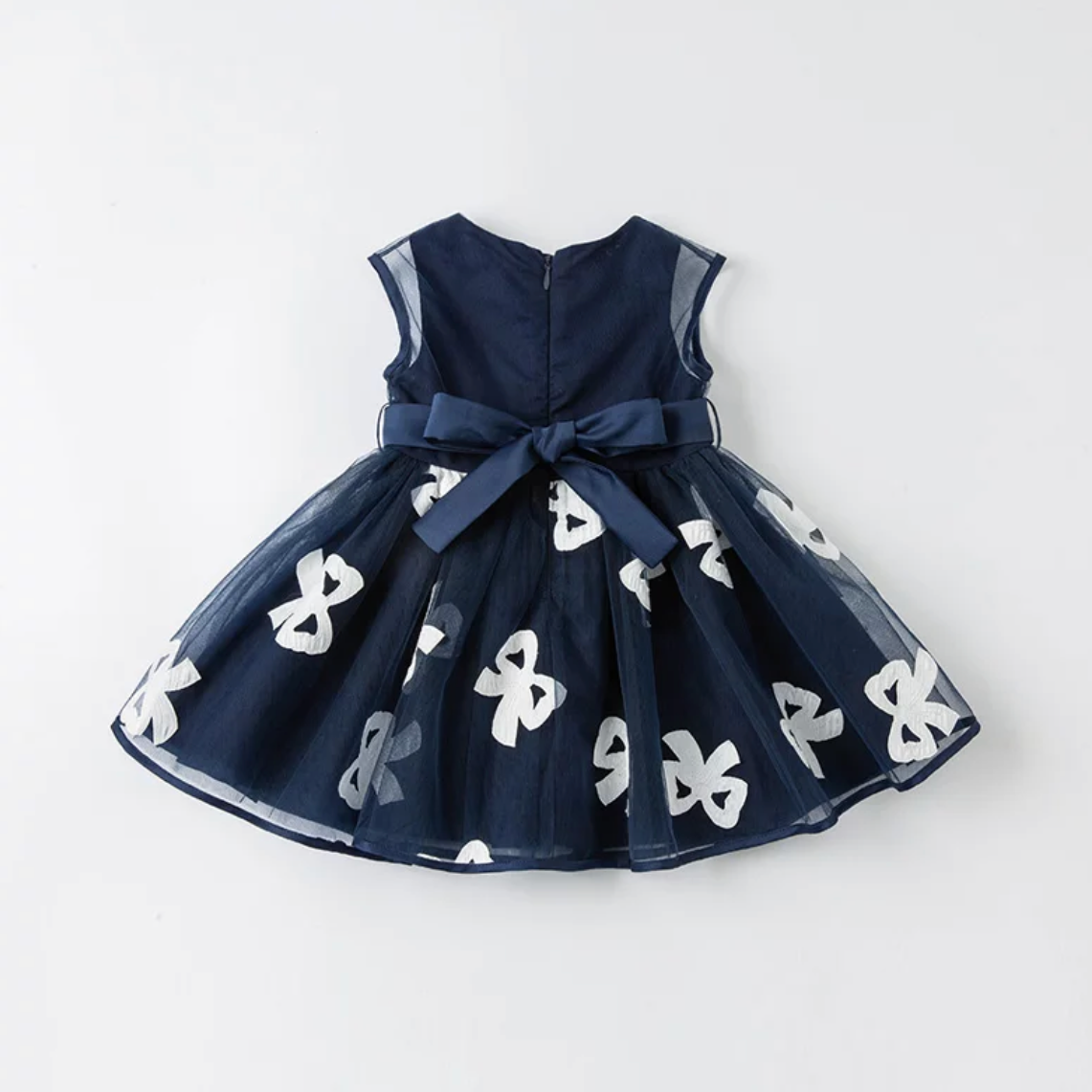 Robe en tulle - Marine Foncé -robes et ensembles pour filles, bébés et garcons - MALOBY