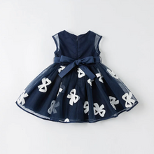 Charger l&#39;image dans la galerie, Robe en tulle - Marine Foncé -robes et ensembles pour filles, bébés et garcons - MALOBY
