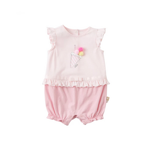 Combinaison bébé fille pur coton - Été -robes et ensembles pour filles, bébés et garcons - MALOBY