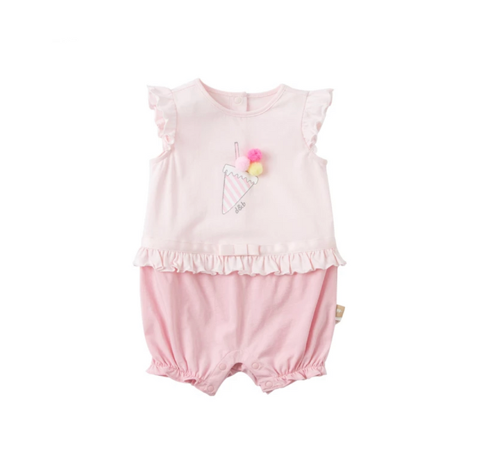 Combinaison bébé fille pur coton - Été - vêtements pour enfants et Bebes - MALOBY