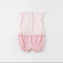 Charger l&#39;image dans la galerie, Combinaison bébé fille pur coton - Été -robes et ensembles pour filles, bébés et garcons - MALOBY
