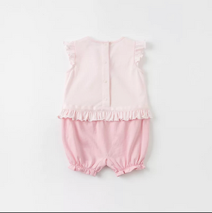 Combinaison bébé fille pur coton - Été -robes et ensembles pour filles, bébés et garcons - MALOBY