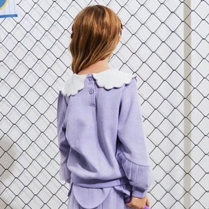 Ensemble Sweat & jupe à volants -fille -robes et ensembles pour filles, bébés et garcons - MALOBY