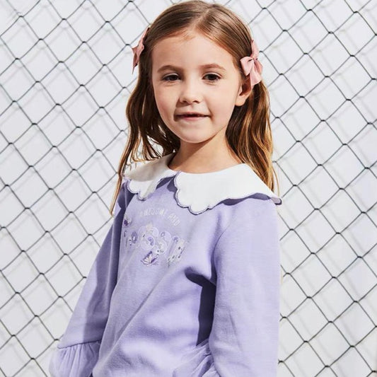 Ensemble Sweat & jupe à volants -fille -robes et ensembles pour filles, bébés et garcons - MALOBY