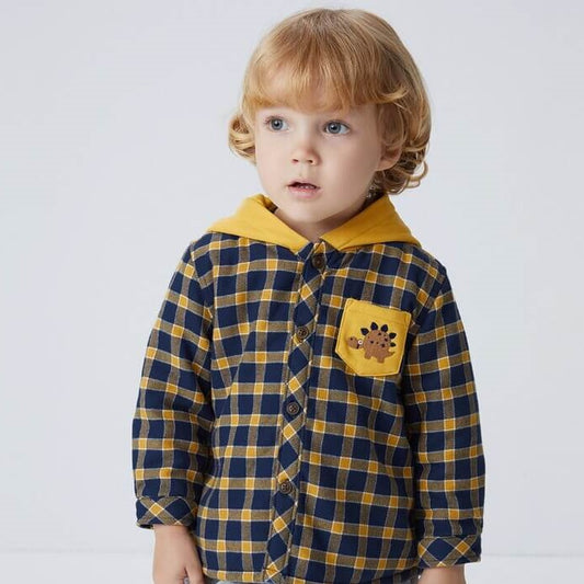 Gilet à Capuche doublé pour Enfant Garçon -robes et ensembles pour filles, bébés et garcons - MALOBY