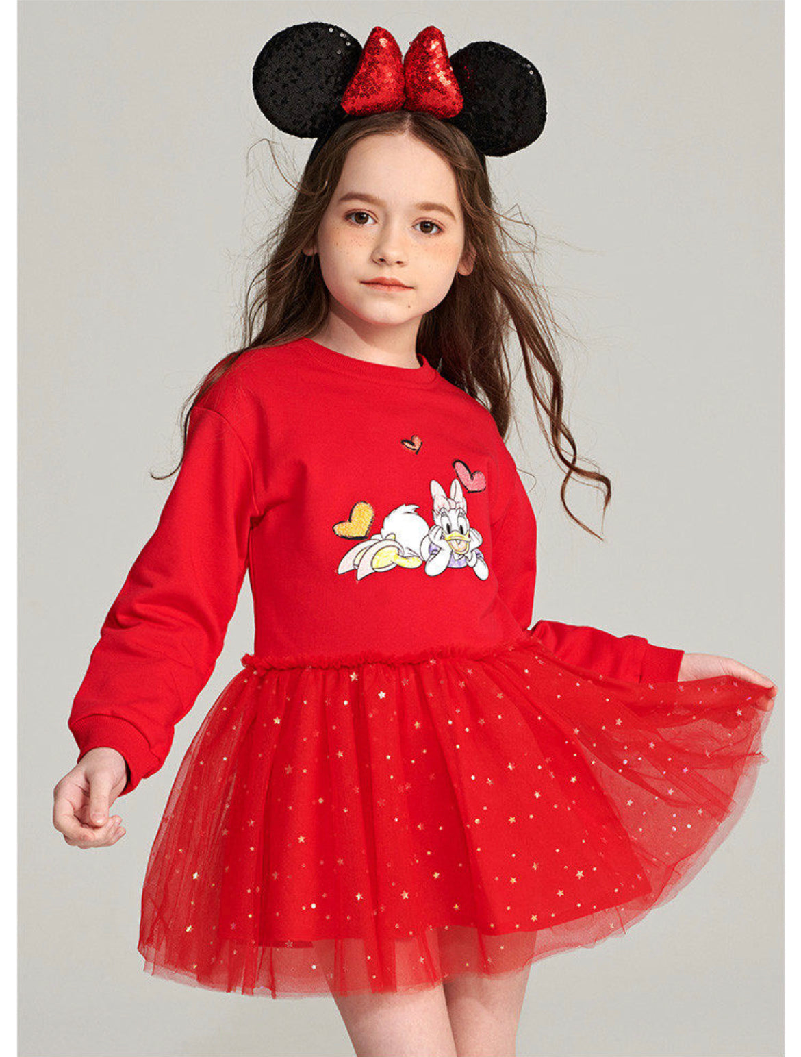 Minnie Mouse Robe pour 2-8 ans Fille Princesse Robe Enfants Fête d